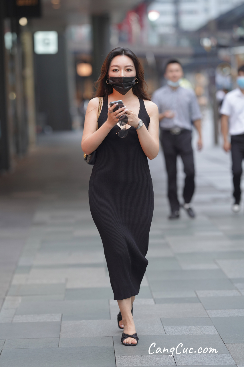 [精选街拍作品] No.3195 黑色长裙